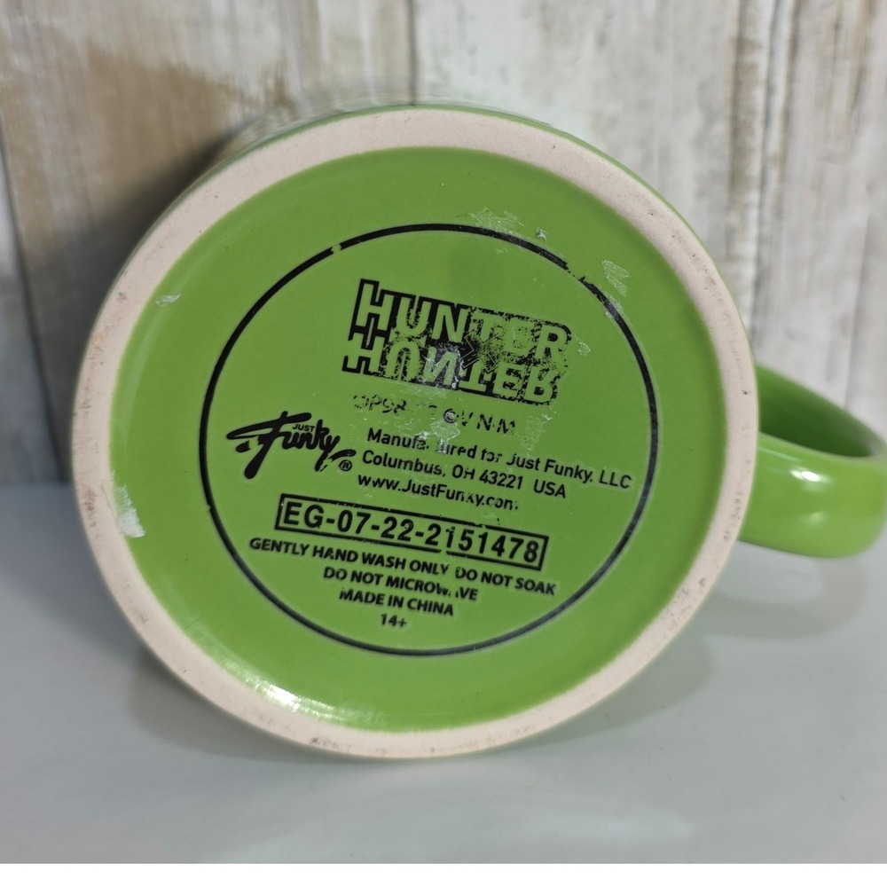Hunter x Hunter Chibi Characters Green Checkered Ceramic Coffee Mug Just Funky - Picture 6 of 9